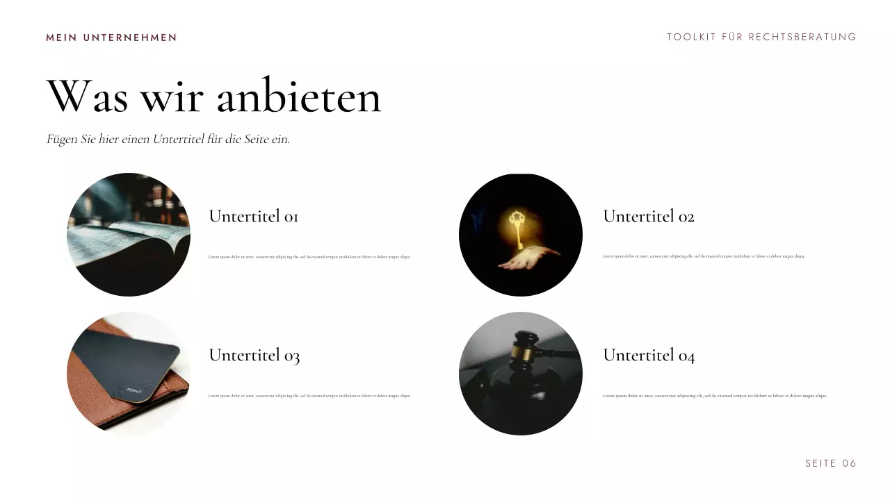 Maroon Professional Legal Consulting Toolkit Präsentation