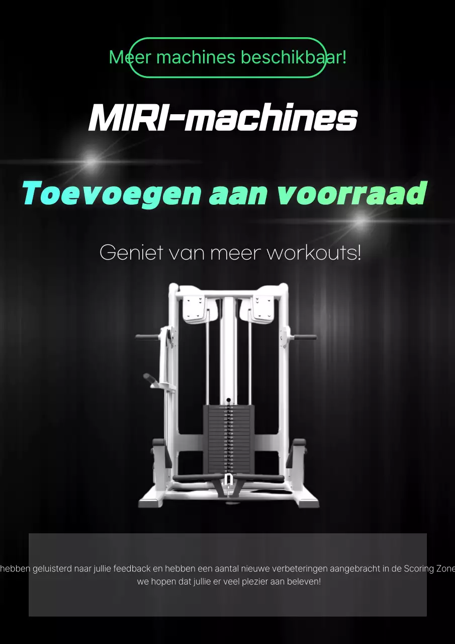 Zwarte moderne sportschool advertentie