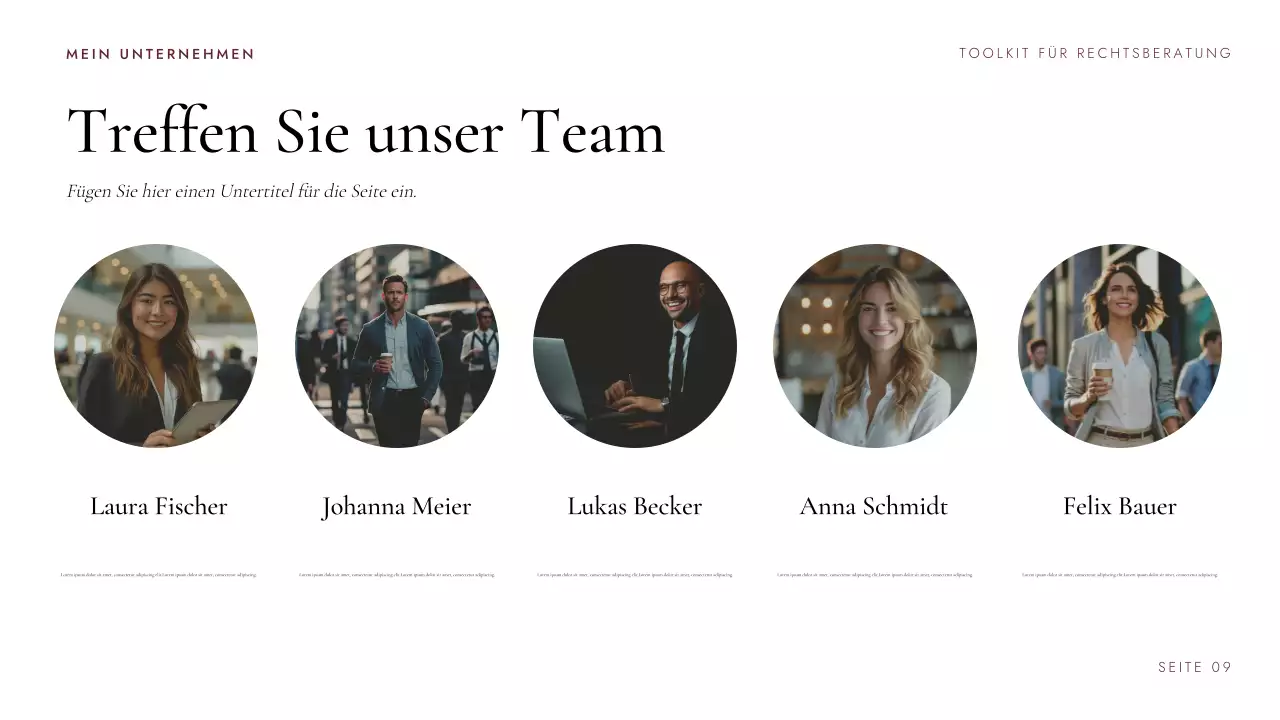 Maroon Professional Legal Consulting Toolkit Präsentation