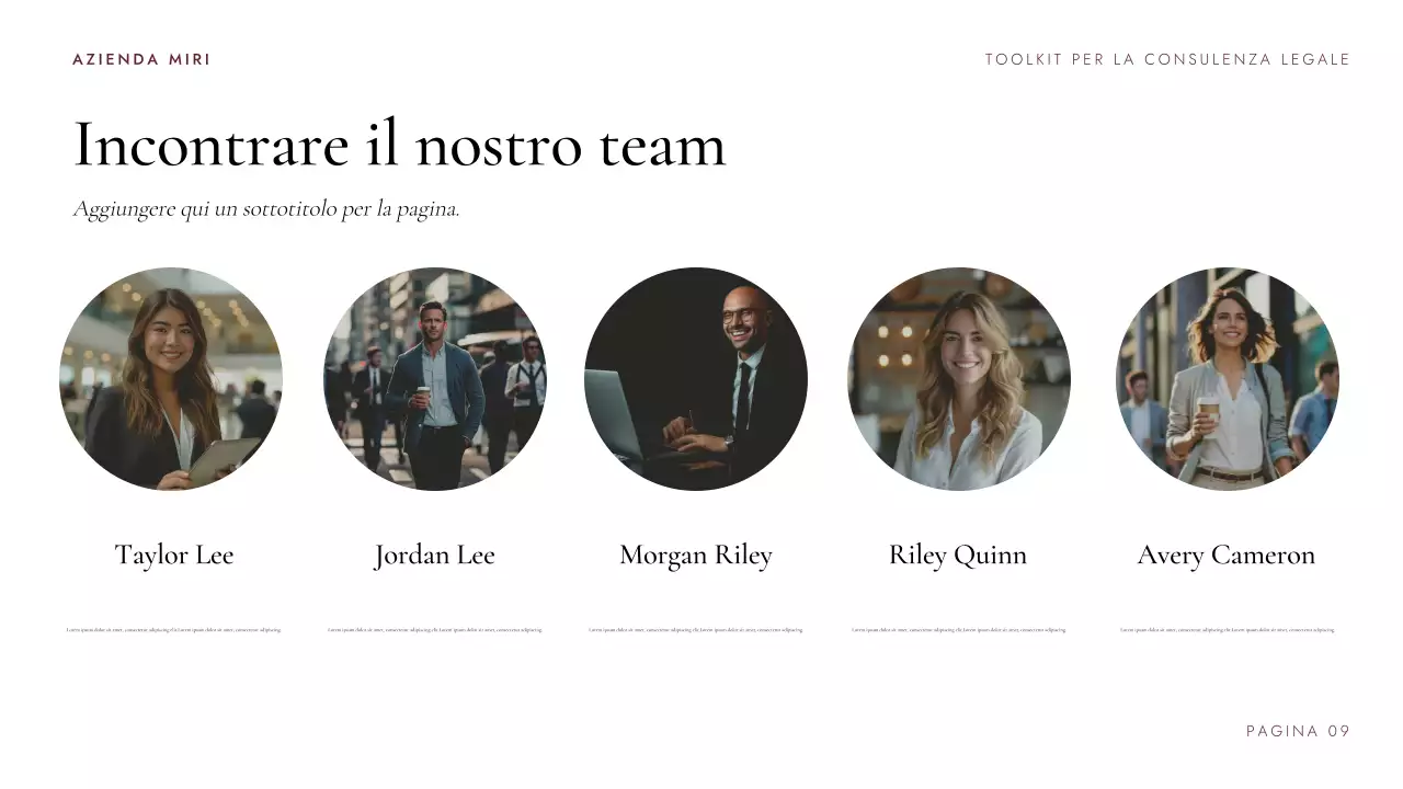 Presentazione del kit di strumenti per la consulenza legale di Maroon Professional