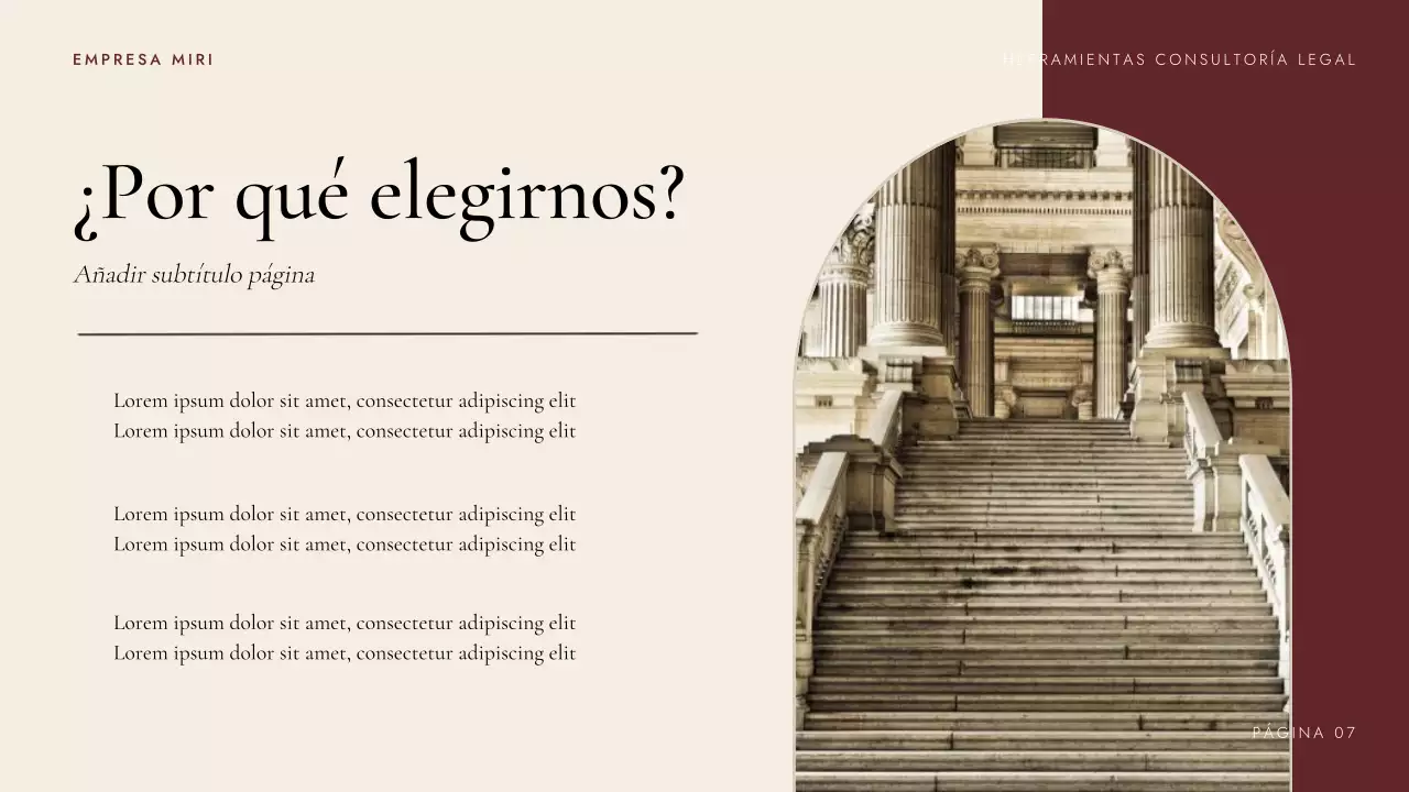 Maroon Professional Legal Consulting Toolkit Presentación