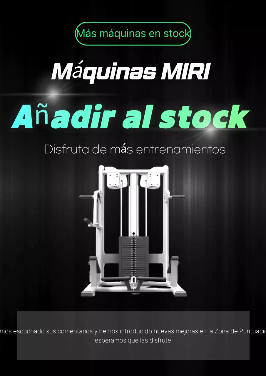 Anuncio de gimnasio moderno negro