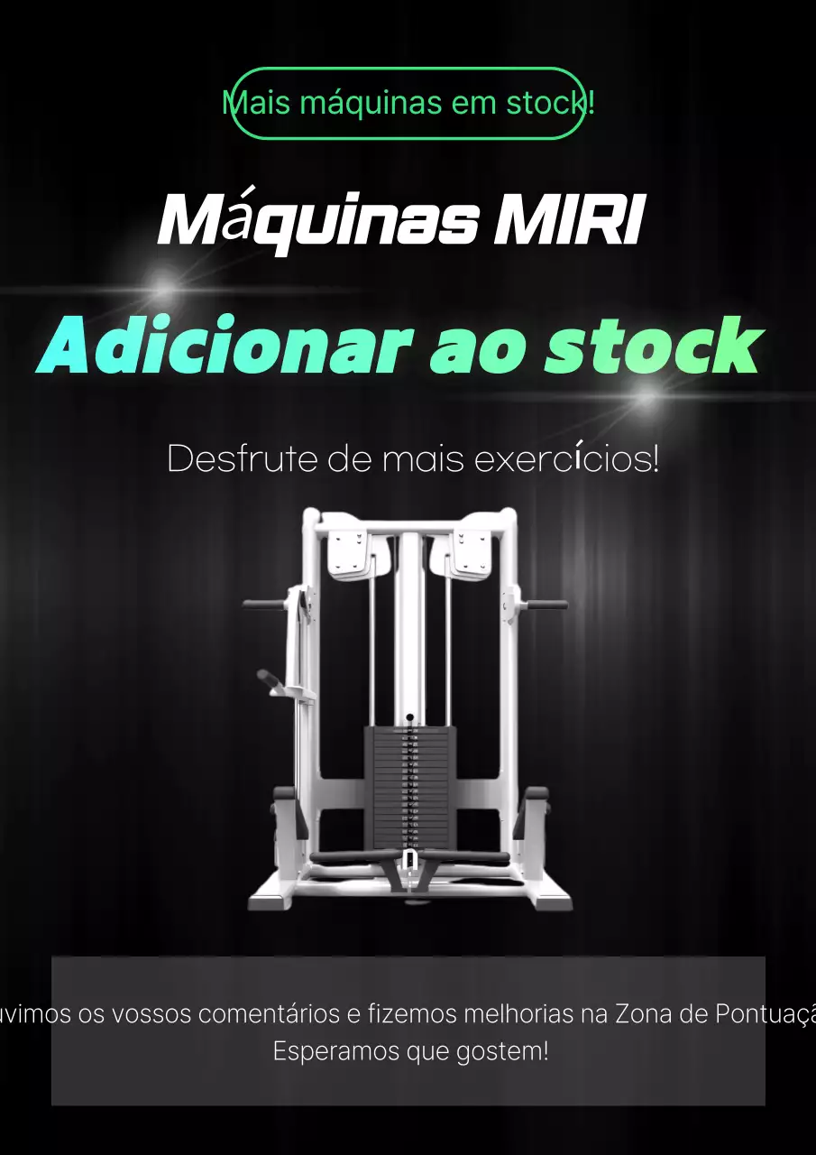 Anúncio de ginásio moderno preto