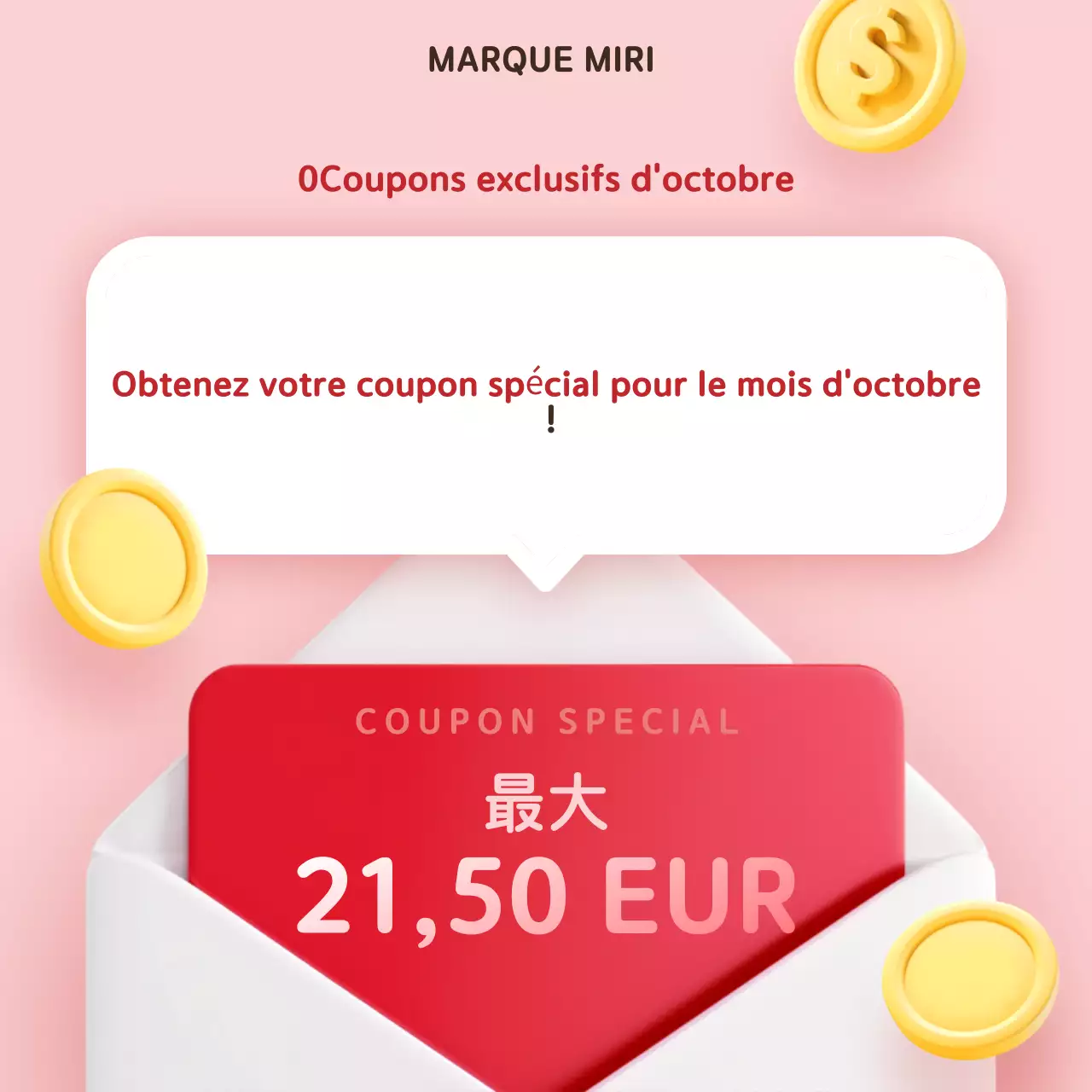 Promotion coupon Pink Neat