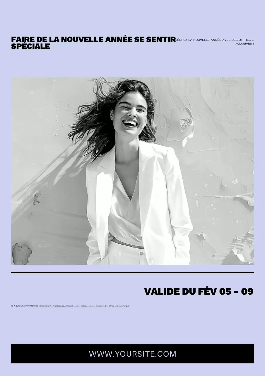 promotion jaune moderne pour le nouvel an