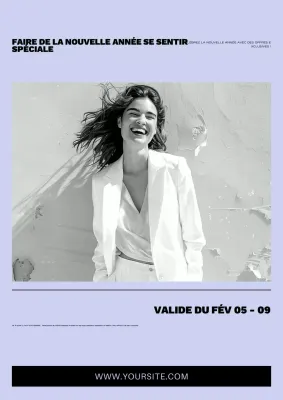 promotion jaune moderne pour le nouvel an