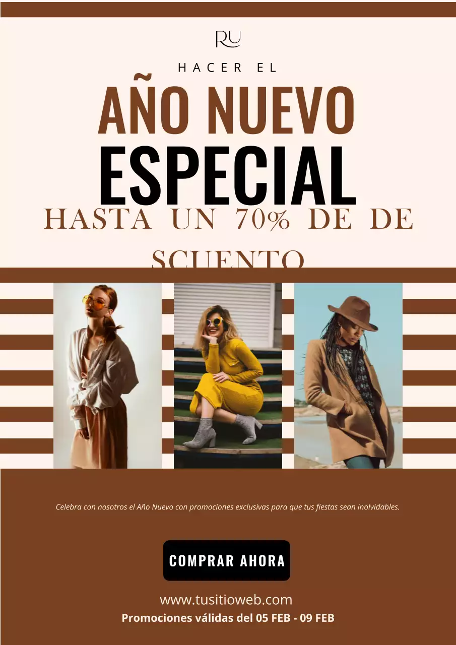 beige moda moderna promoción