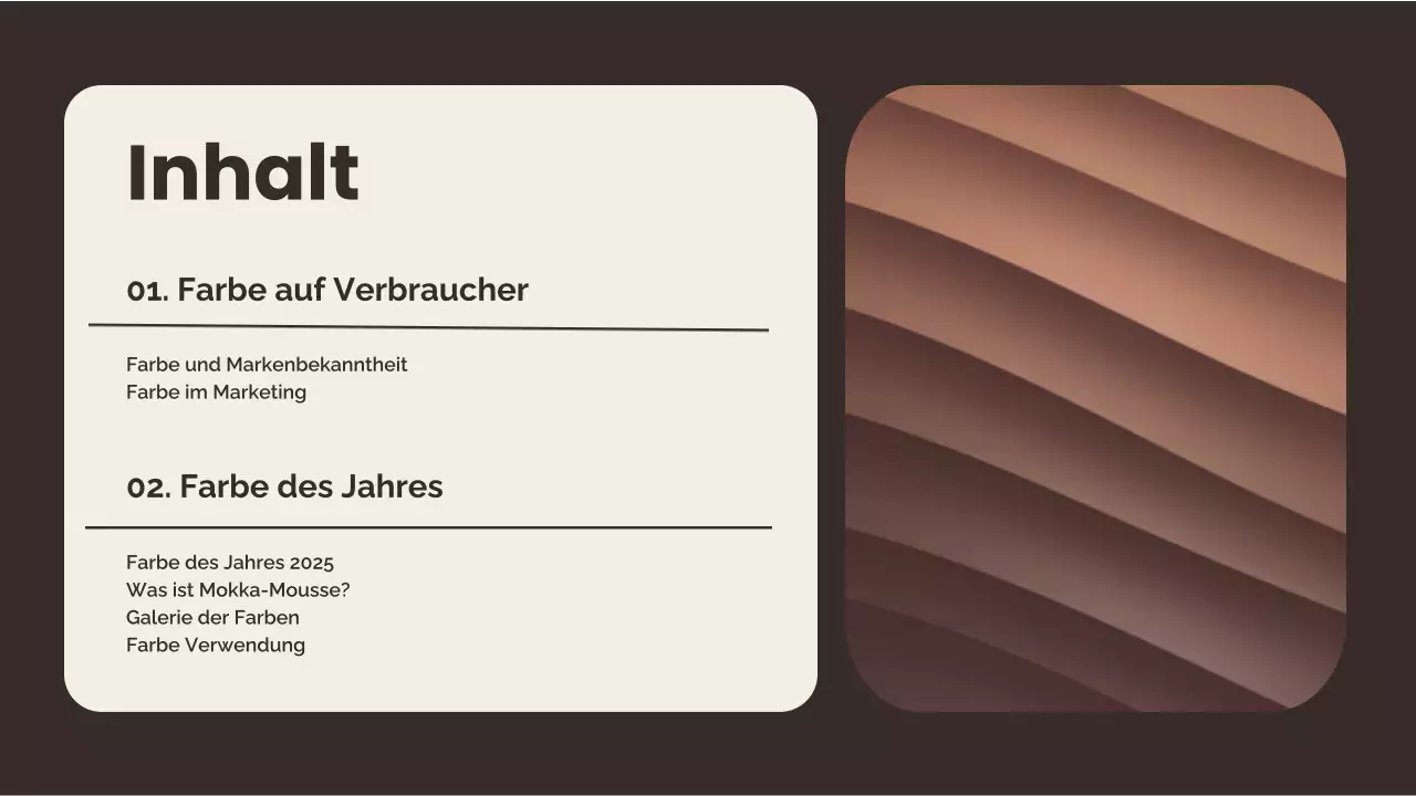 Pantone-Farbe des Jahres 2025