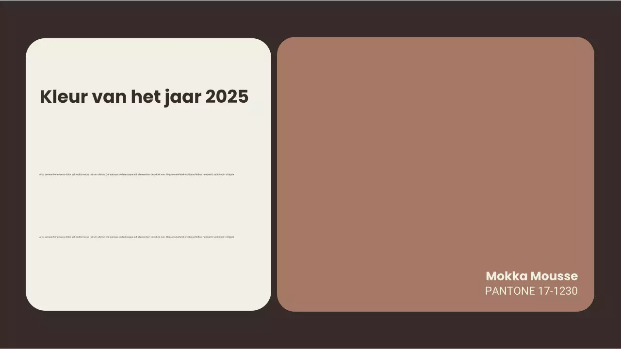Pantone kleur van het jaar 2025