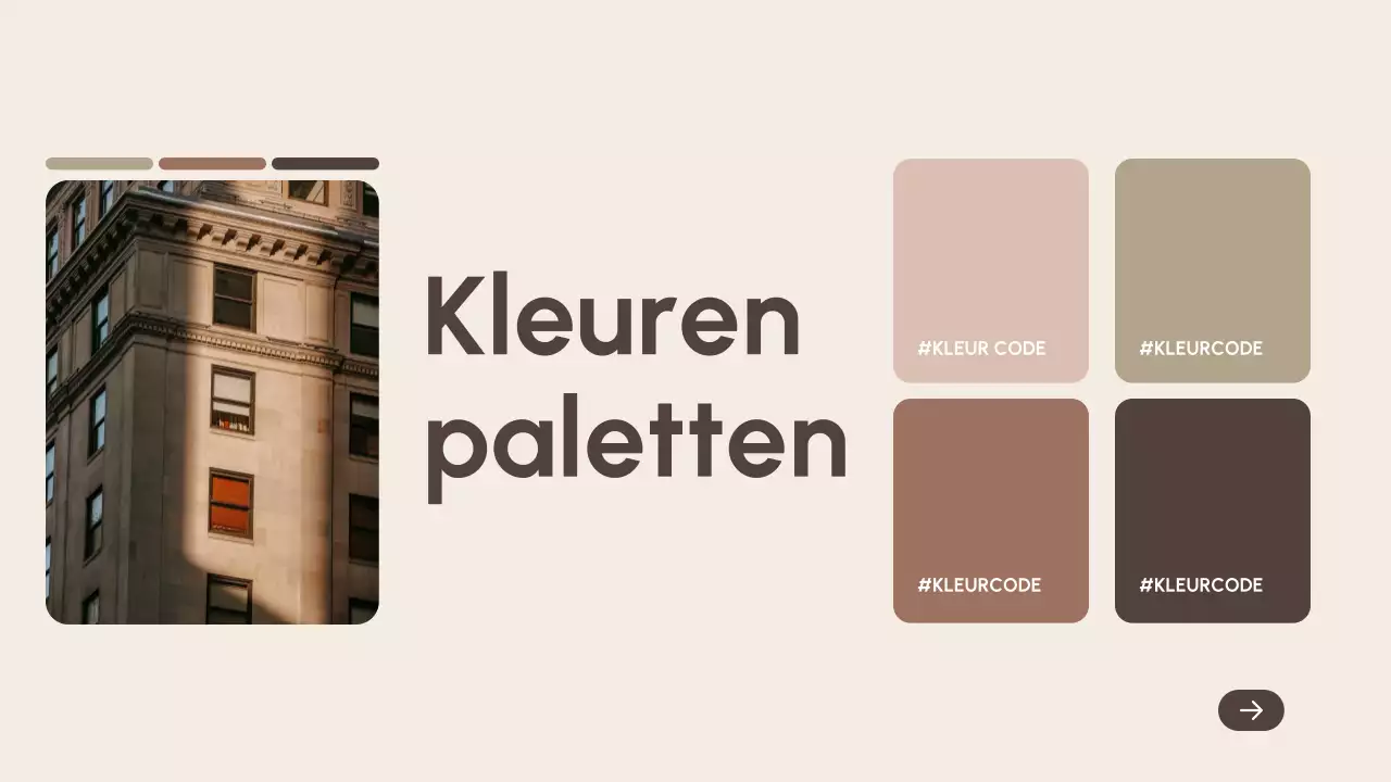beige moderne kleur rapport document