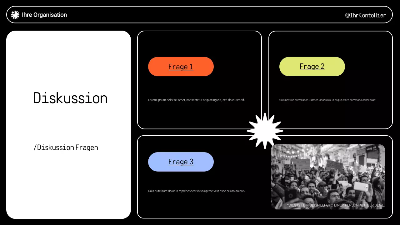 Grüne moderne soziale Bewegungen Präsentation