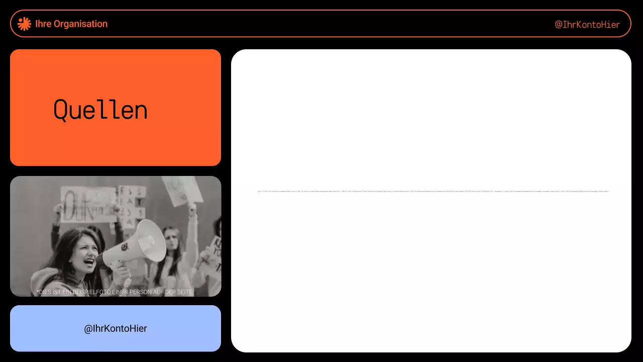 Grüne moderne soziale Bewegungen Präsentation