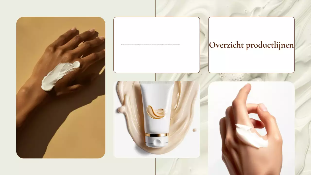 beige moderne huidverzorging promotie