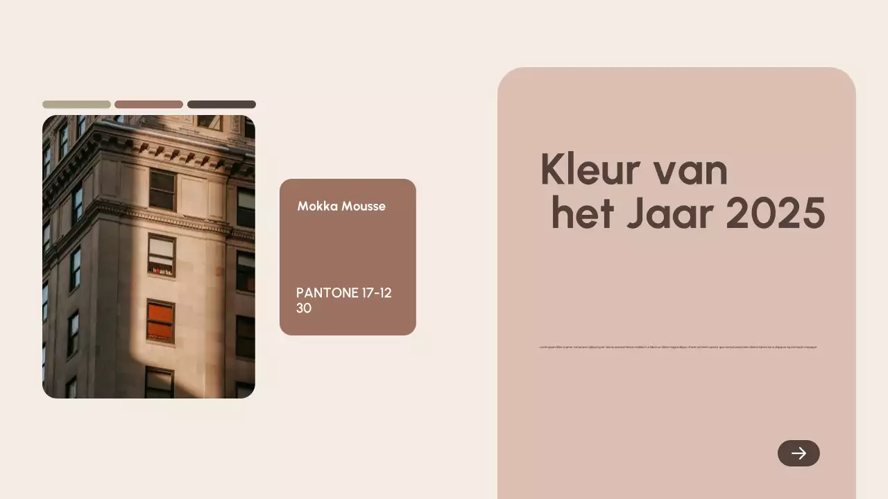 beige moderne kleur rapport document