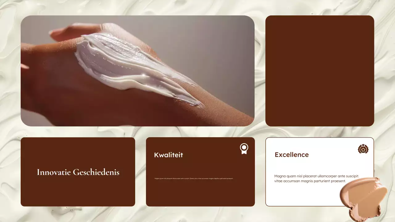 beige moderne huidverzorging promotie