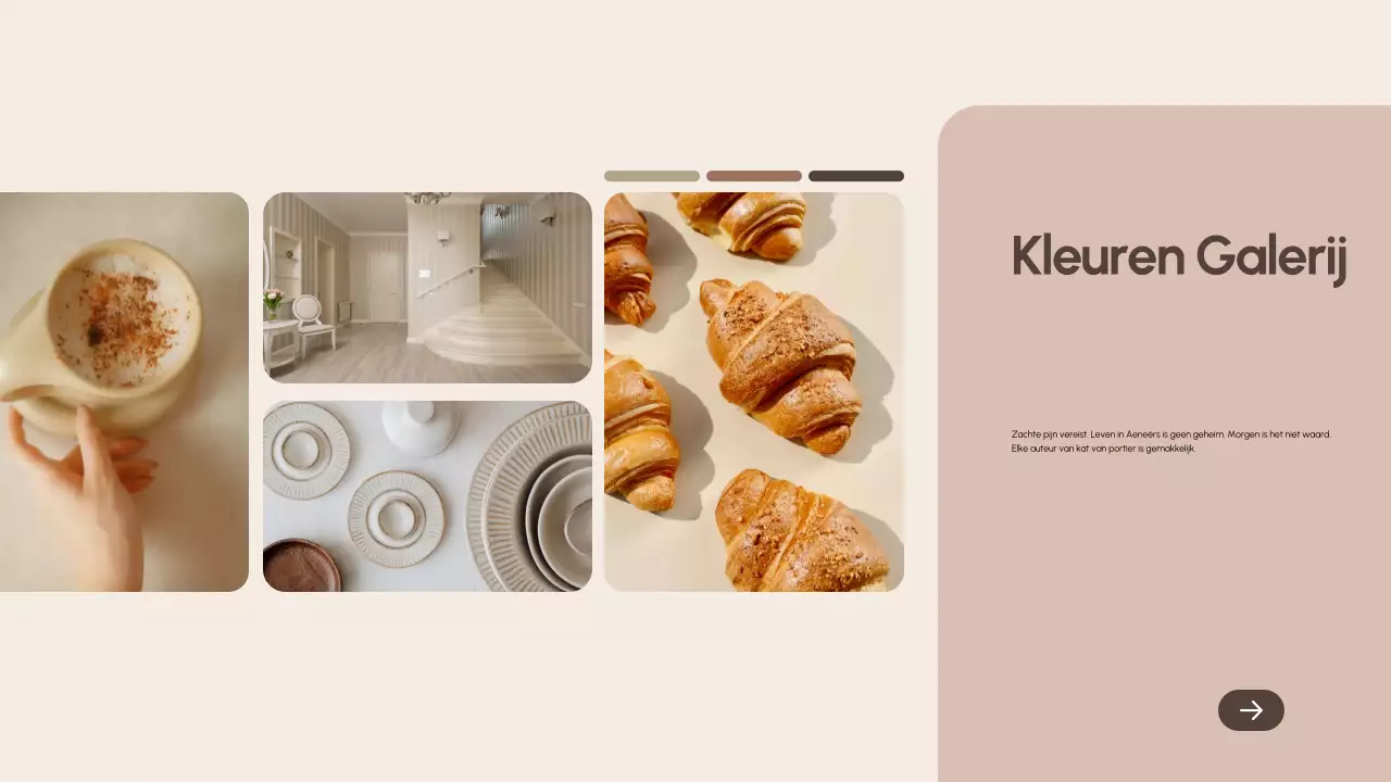 beige moderne kleur rapport document