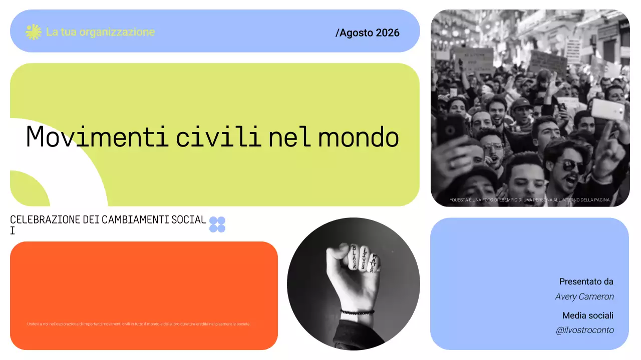 Presentazione dei movimenti sociali verdi moderni