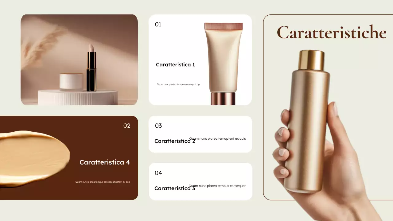 promozione beige modern skincare