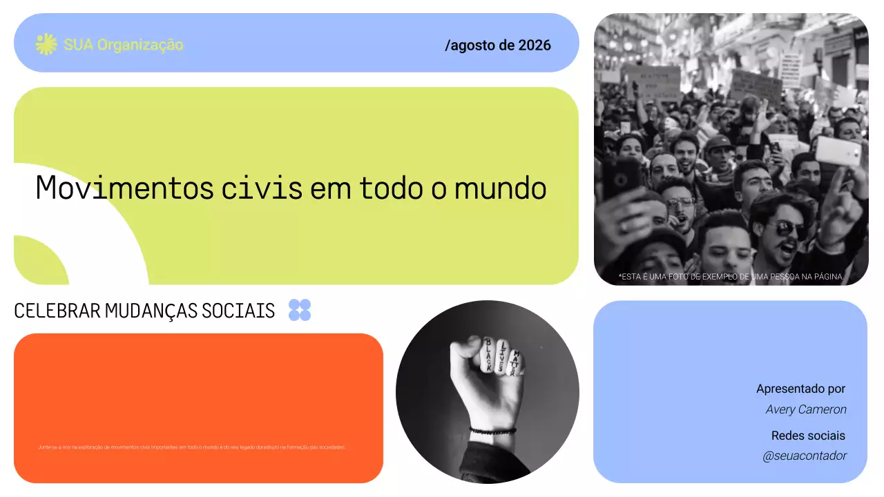 Apresentação dos movimentos sociais verdes modernos