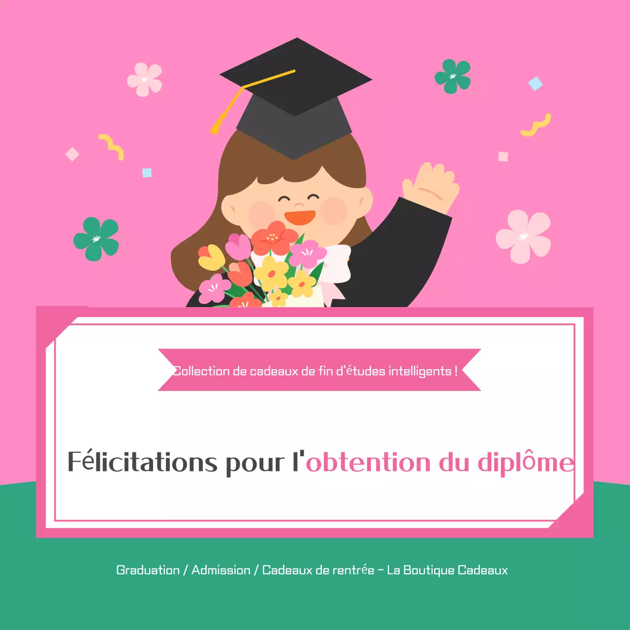 Remise des diplômes en rose