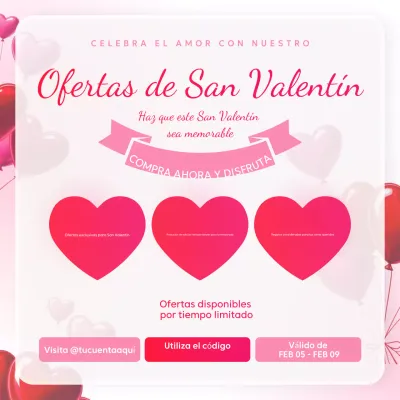 Anuncio navideño moderno rosa