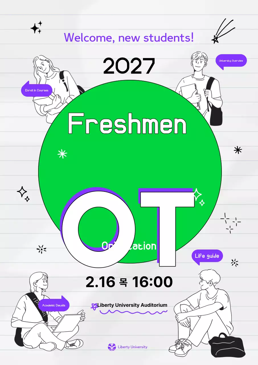 Abstract Clean College Orientation Guide