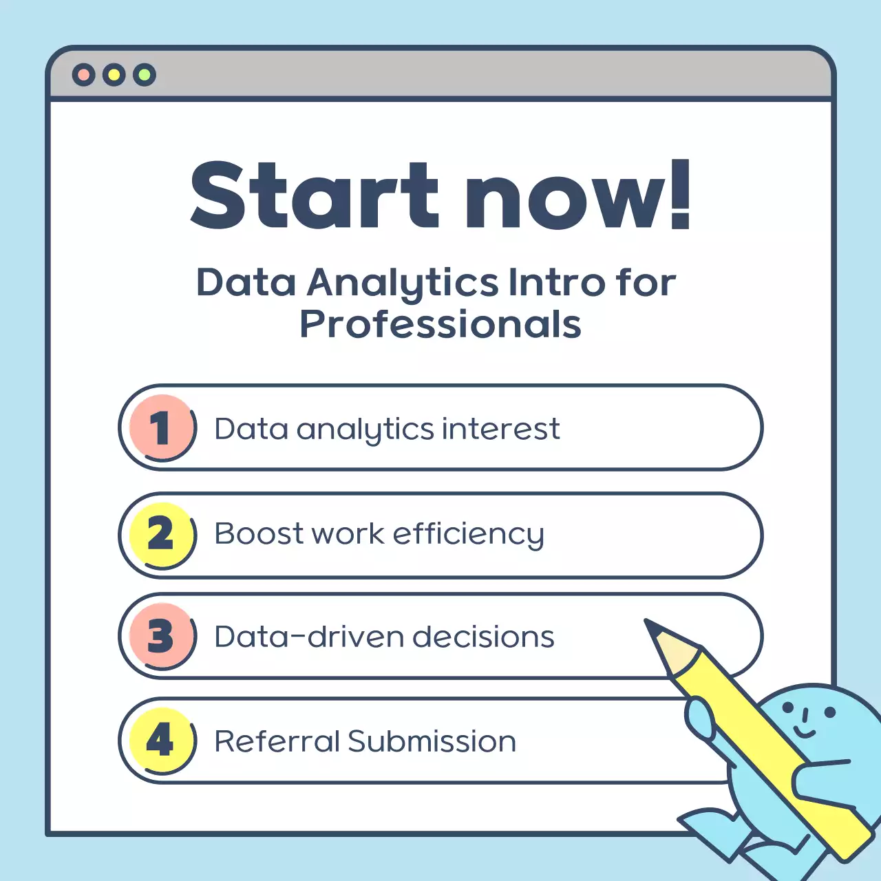 Cartaz de recrutamento giro em azul claro