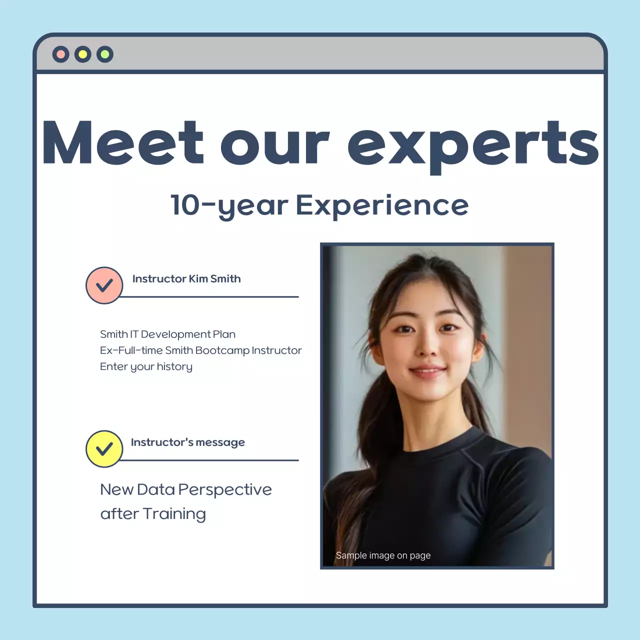 Cartaz de recrutamento giro em azul claro