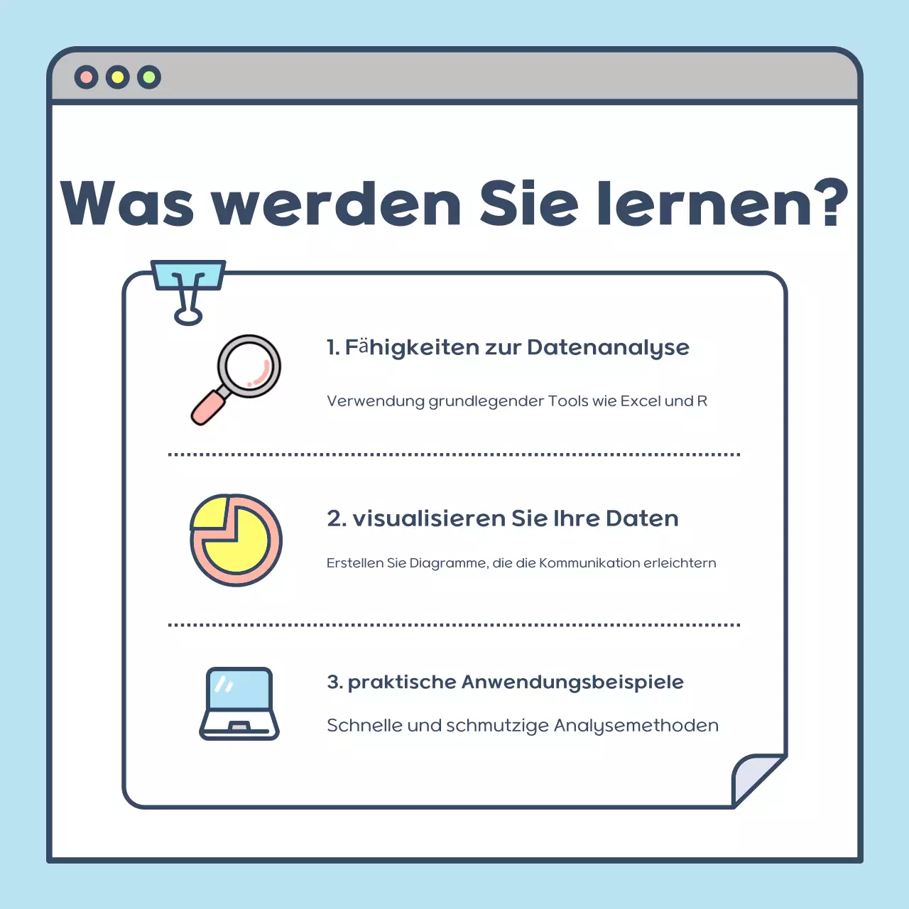 Niedliches Rekrutierungsposter in Hellblau