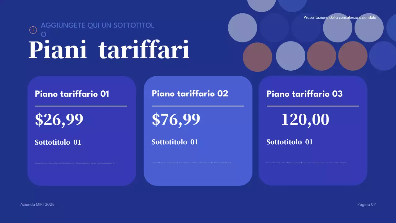 Presentazione di Blue Modern Business Consulting