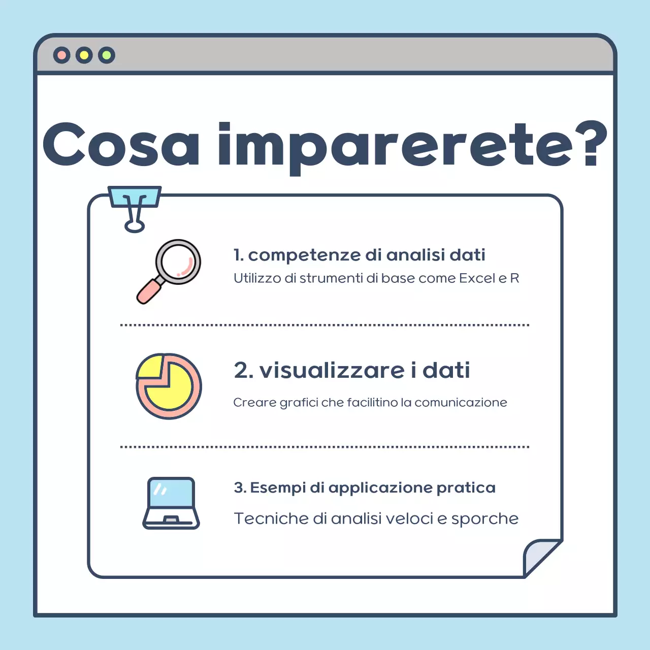 Simpatico poster di reclutamento in azzurro