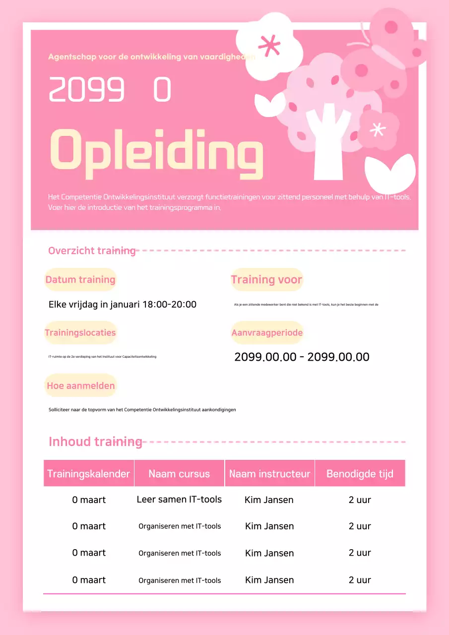 Mauve Seizoensaankondigingen