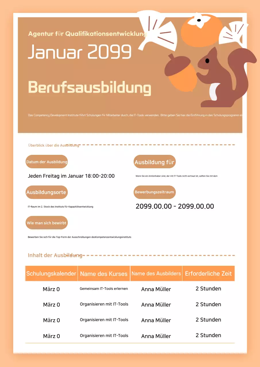 Mauve Saisonale Ankündigungen