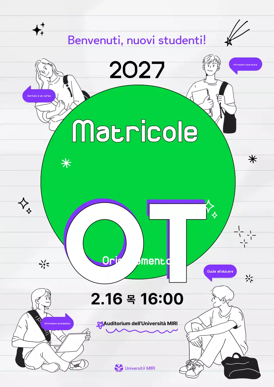 Abstract Guida all'orientamento universitario pulito