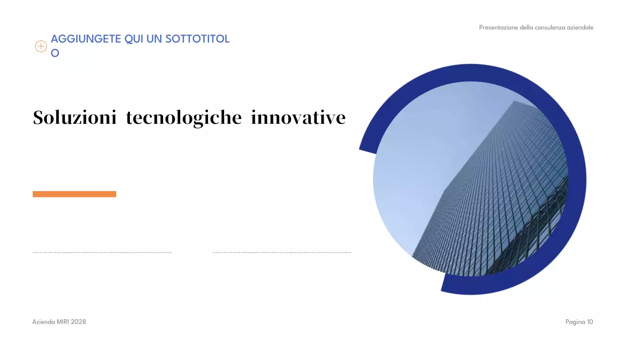 Presentazione di Blue Modern Business Consulting