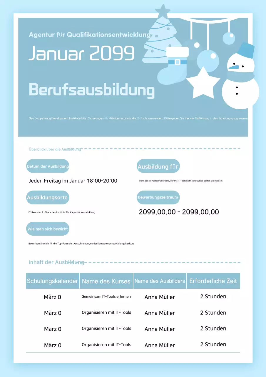 Mauve Saisonale Ankündigungen