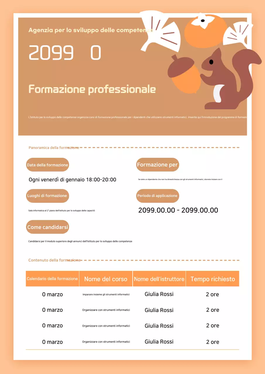 Annunci stagionali in malva