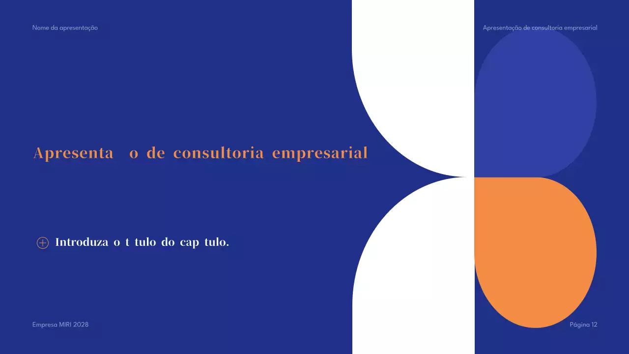 Apresentação da Blue Modern Business Consulting