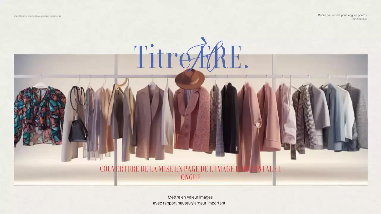 Cadre photographique moderne beige