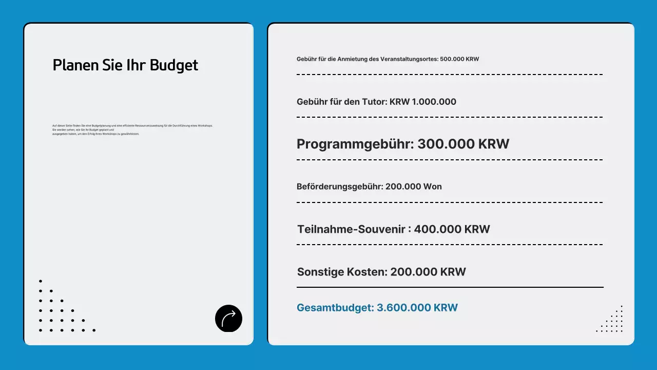 Vorschlag für eine moderne betriebliche Ausbildungswerkstatt in blau