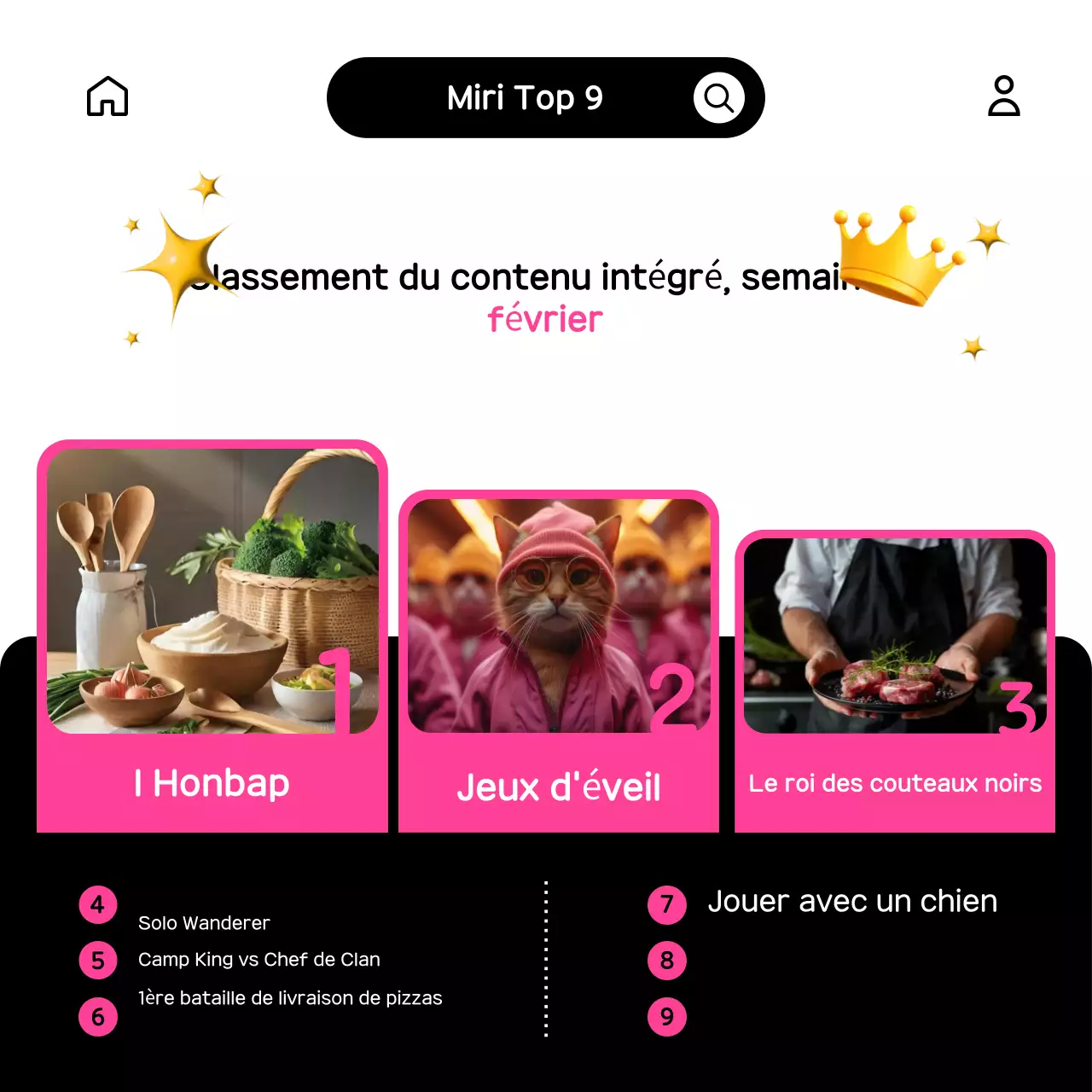 Un joli poste promotionnel OTT en rose et noir