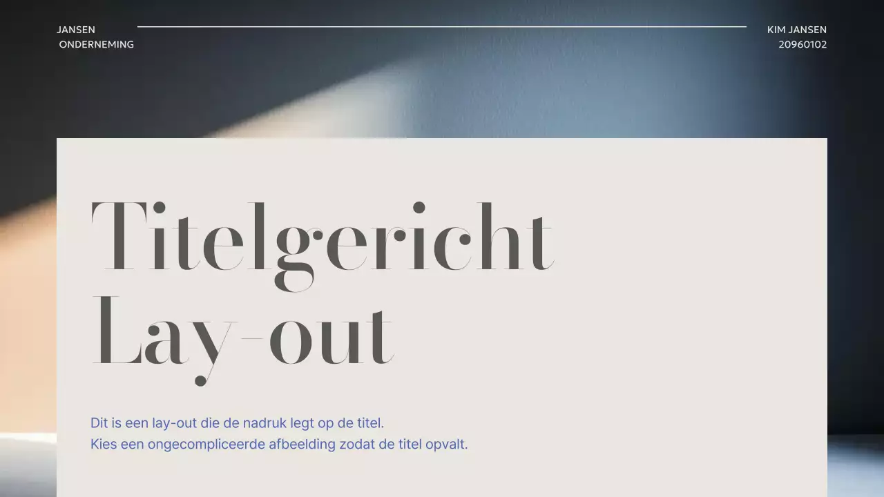 Beige modern fotolijstje