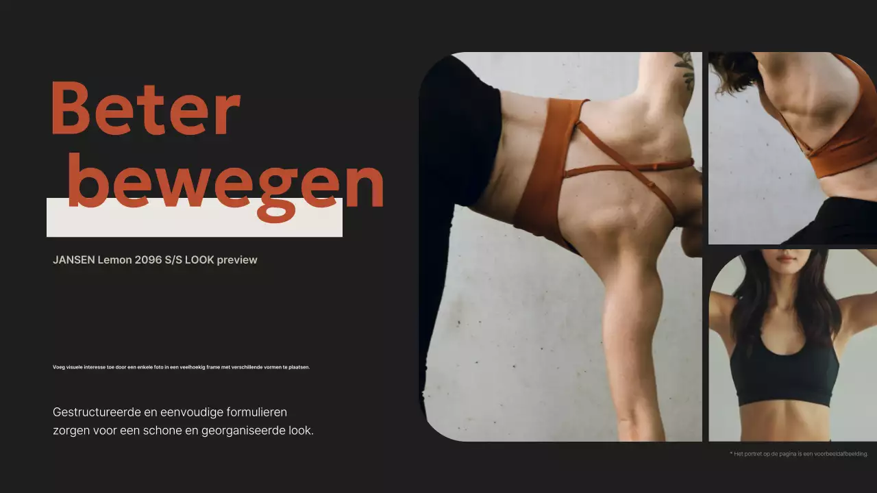 Beige modern fotolijstje