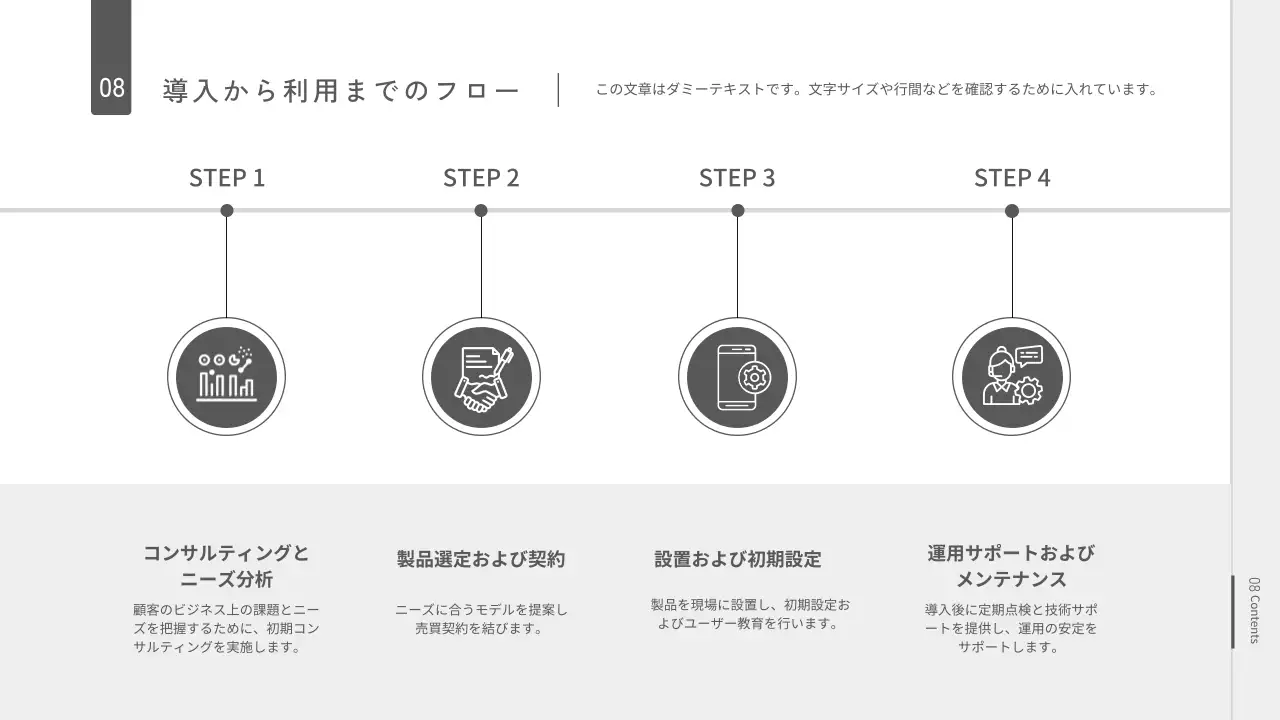 白黒 モダン タブレット ポスター プレゼンテーション