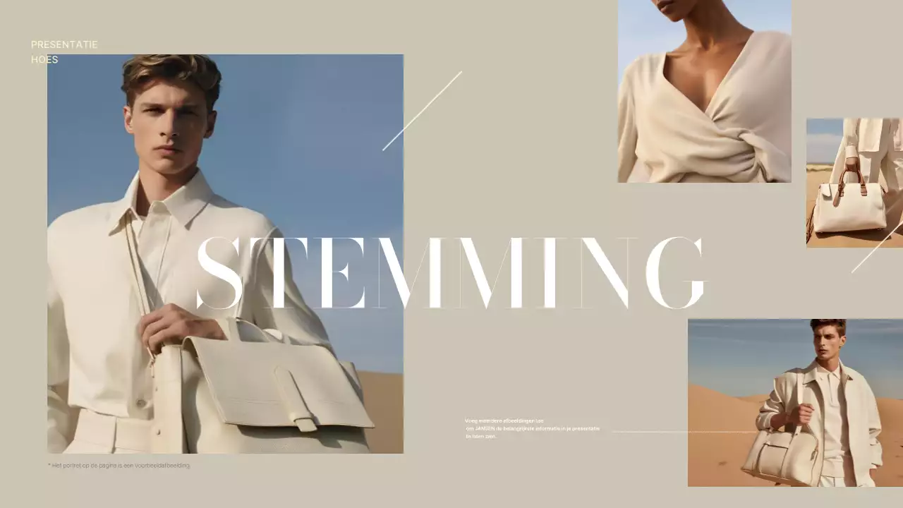 Beige modern fotolijstje