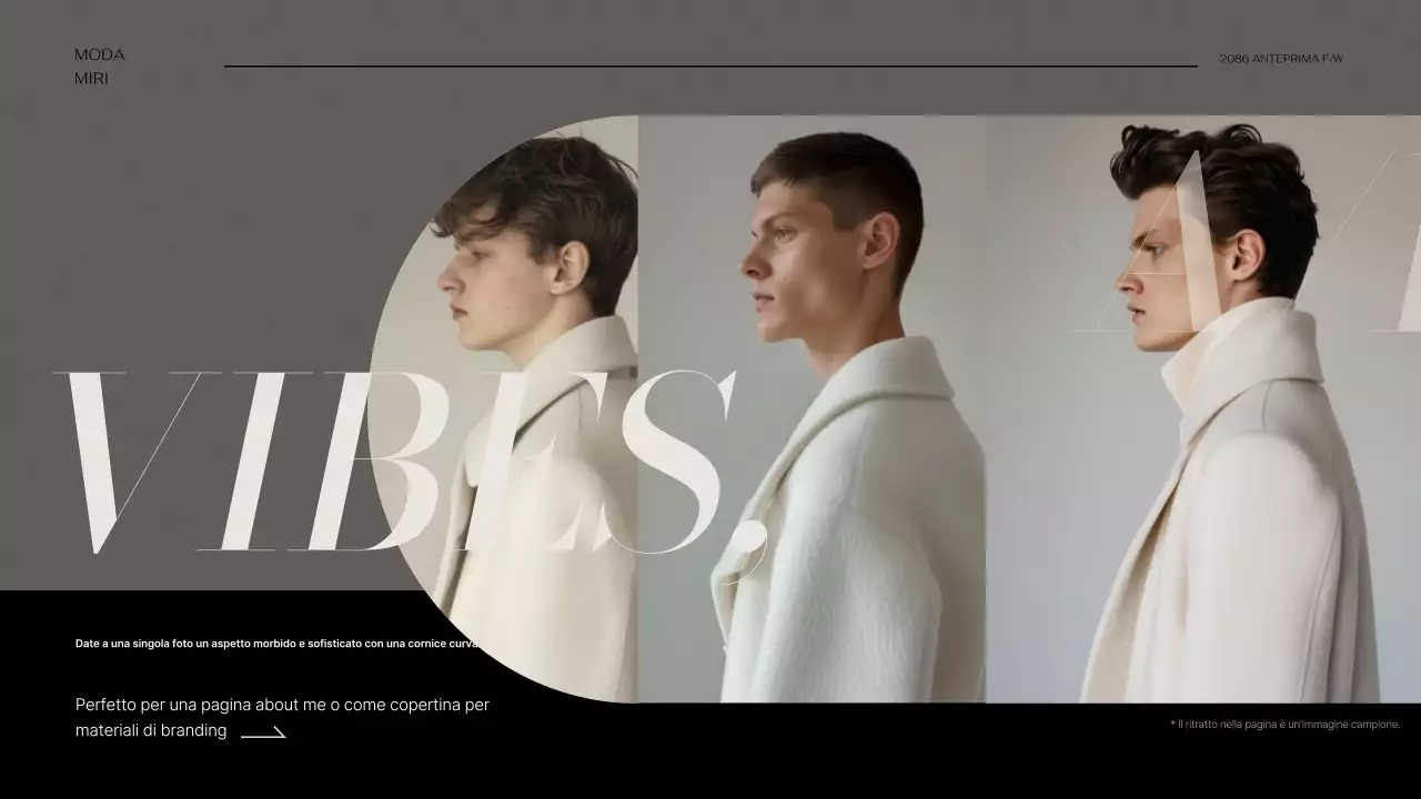 Cornice fotografica moderna beige