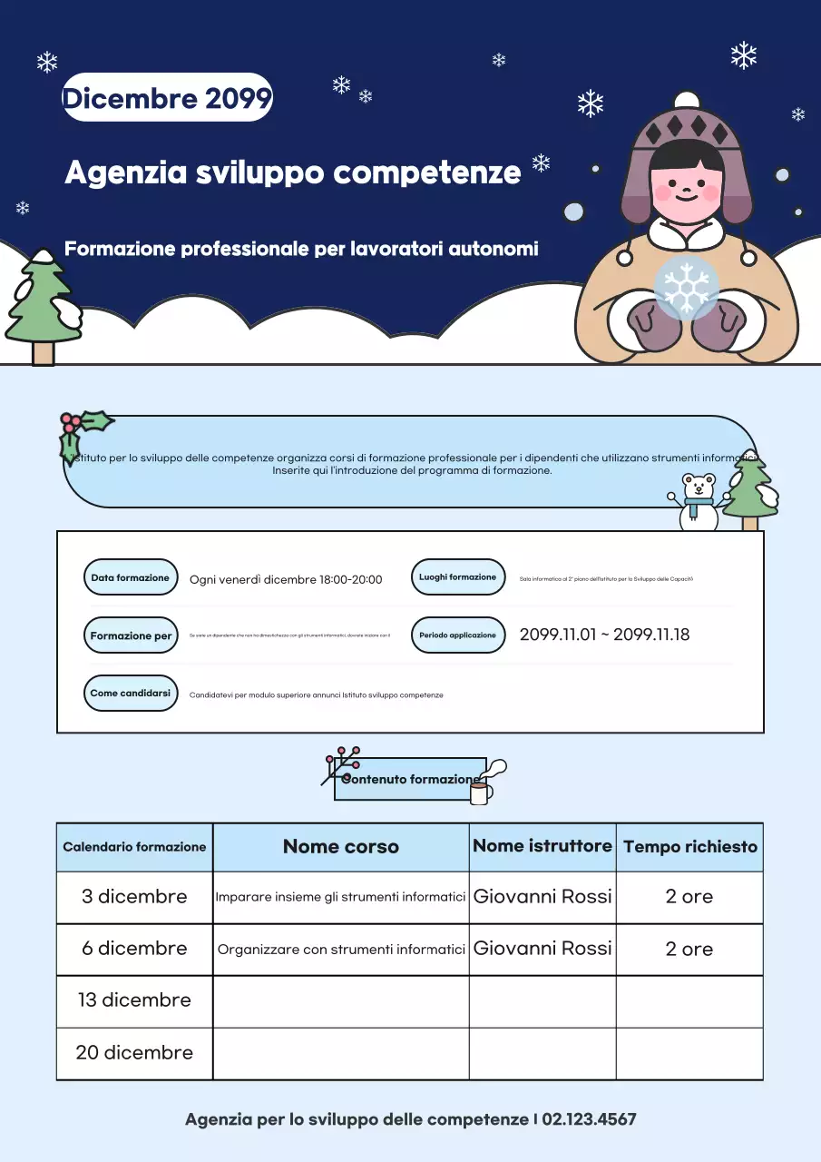 Annunci verdi di stagione