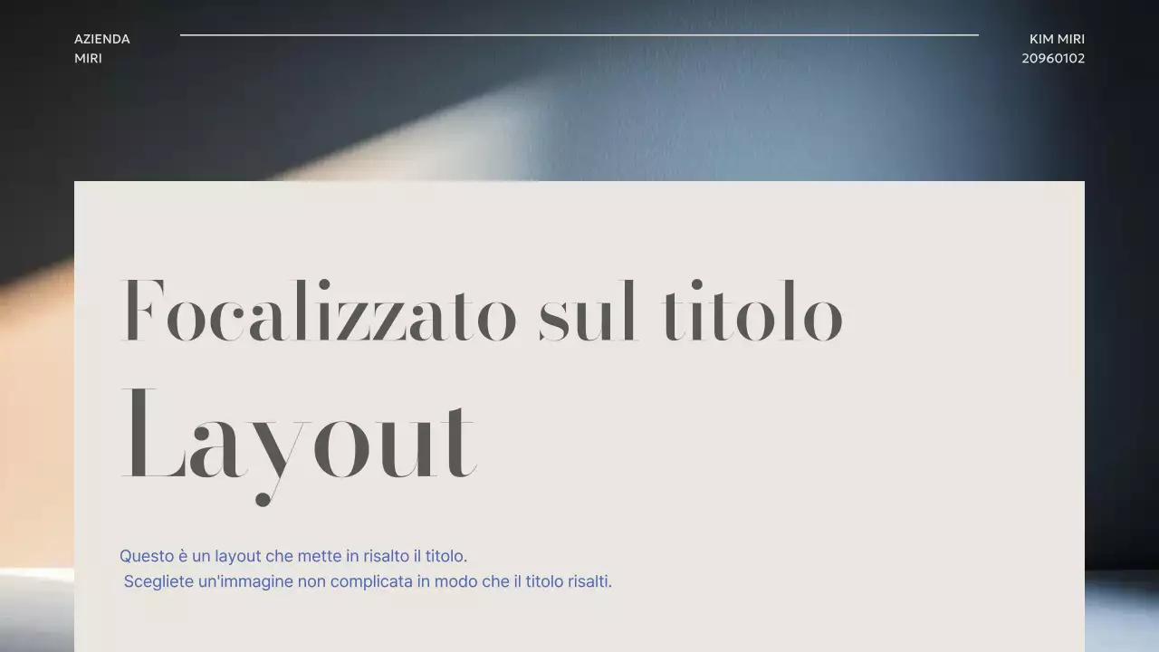 Cornice fotografica moderna beige