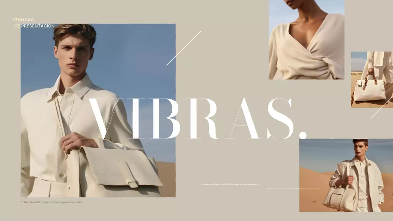 Marco fotográfico moderno beige