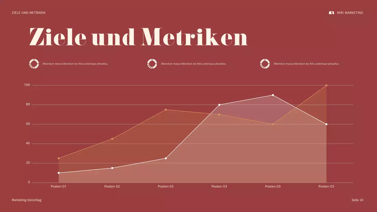 maroon bold marketing präsentation
